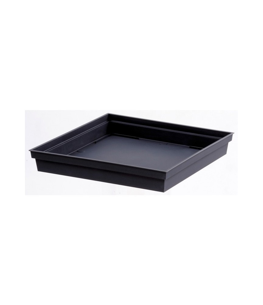 Soucoupe carré - Gamme Toscane - 22 L - Gris anthracite - EDA Soucoupe carré - Gamme Toscane - 22 L - Gris anthracite - EDA