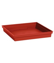 Soucoupe carré - Gamme Toscane - 22 L - Rubis - EDA