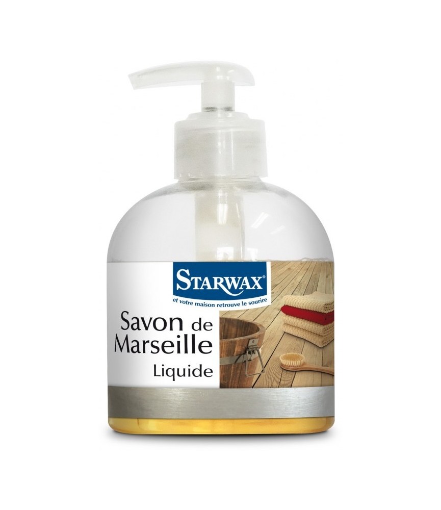 Savon de Marseille liquide - 300 ml - STARWAX Savon de Marseille liquide - 300 ml - STARWAX