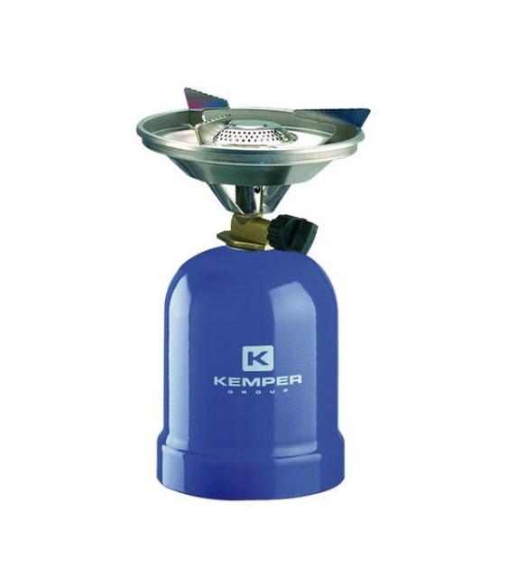 Réchaud à gaz avec piezo - anti-vent - KEMPER