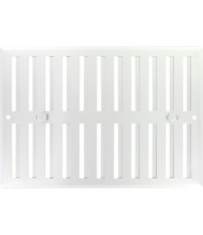 Grille de ventilation obturable - métal - 240 x 165 mm - Aluminium - DMO