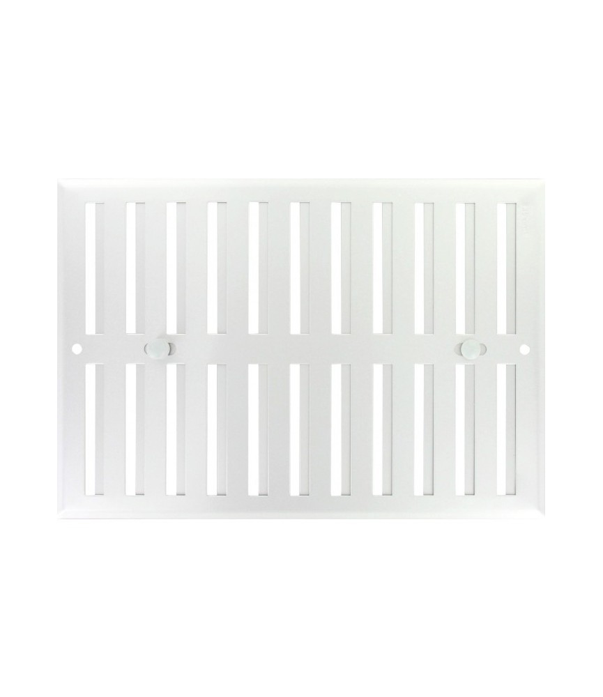 Grille de ventilation obturable - métal - 240 x 165 mm - Aluminium - DMO Grille de ventilation obturable - métal - 240 x 165 mm - Aluminium - DMO
