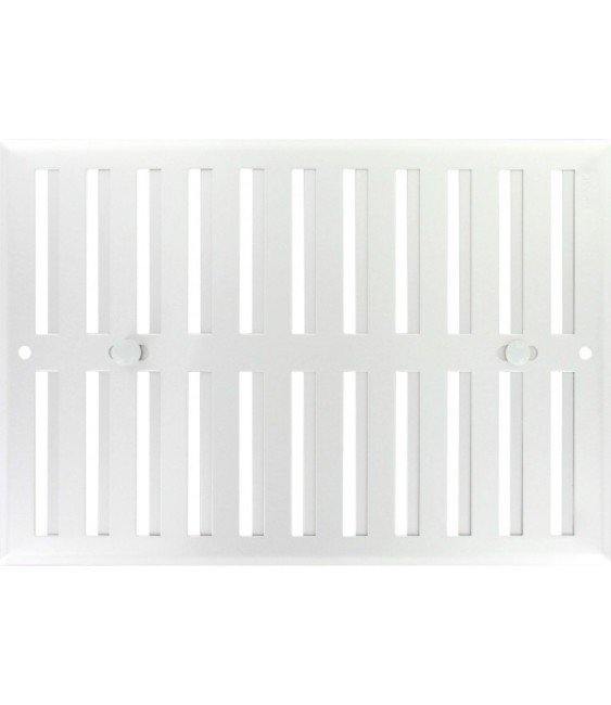 Grille de ventilation obturable - métal - 240 x 165 mm - Aluminium - DMO