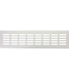 Grille de ventilation à encastrer - métal - 300 x 80 x 9.5 mm - Aluminium - DMO