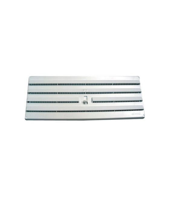 Grille en applique réglable - Plastique - Blanc - 245 x 170 mm - DMO
