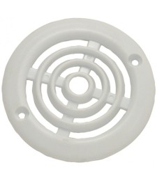 Grille de ventilation en applique pour contre cloison - Plastique - Ronde - 64 mm- DMO