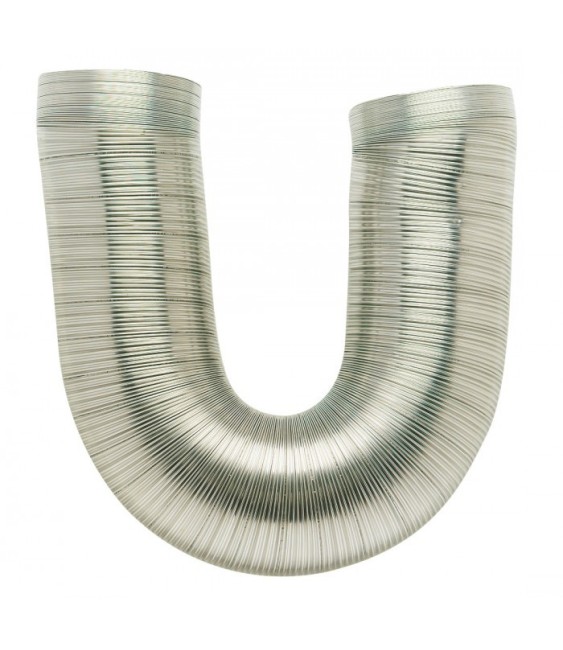 Gaine flexible et extensible de 0.85 à 3 M - Aluminium - 100 mm - DMO