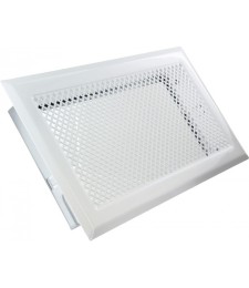 Grille d'aération de cheminée - Blanc - 345 x 195 mm - DMO