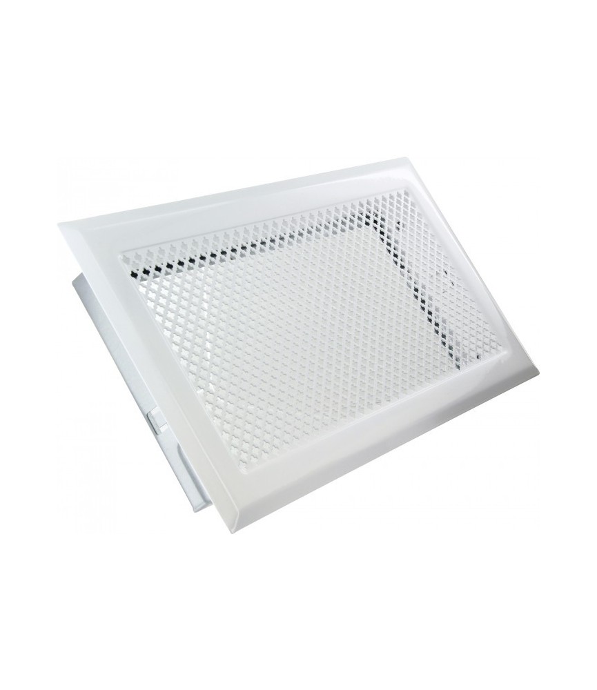 Grille d'aération de cheminée - Blanc - 345 x 195 mm - DMO