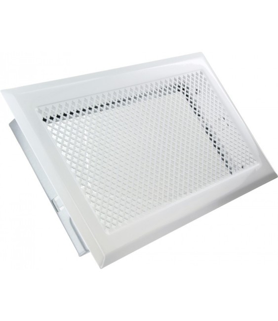 Grille d'aération de cheminée - Blanc - 345 x 195 mm - DMO
