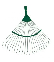 Balai à gazon / feuilles - Sans manche - Fil plat - CAP VERT