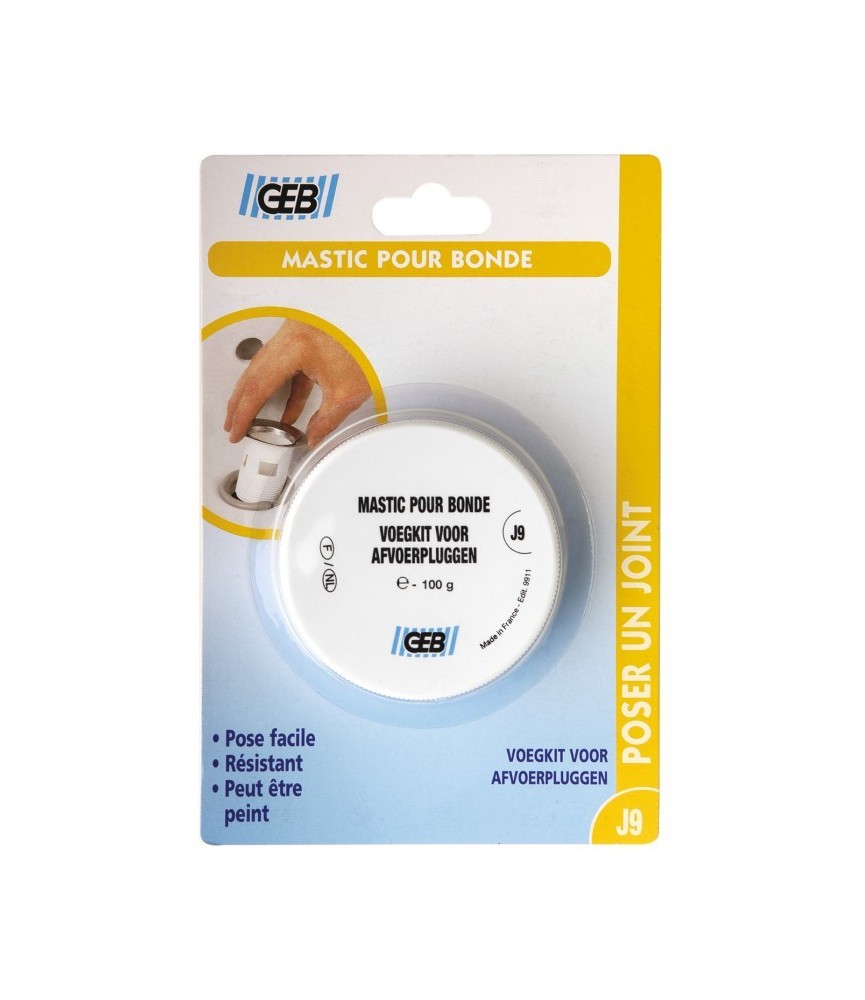 Mastic pour bonde - 100 gr - GEB Mastic pour bonde - 100 gr - GEB