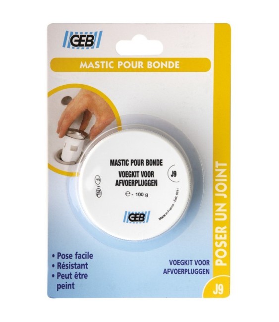 Mastic pour bonde - 100 gr - GEB
