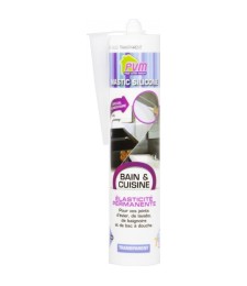 Mastic Bain & Cuisine - Translucide - 310 ml - PVM