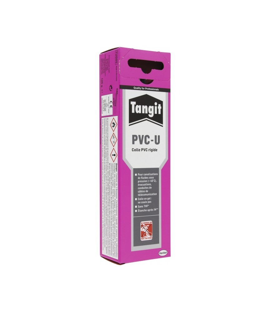 Colle PVC rigide eau non potable - PVC-U - 125 Grs - TANGIT