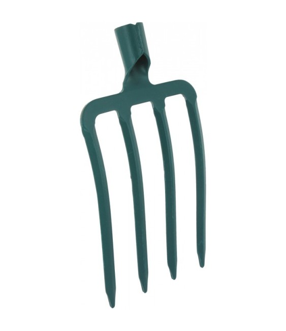 Fourche à bécher - 27 cm - Sans manche - CAP VERT