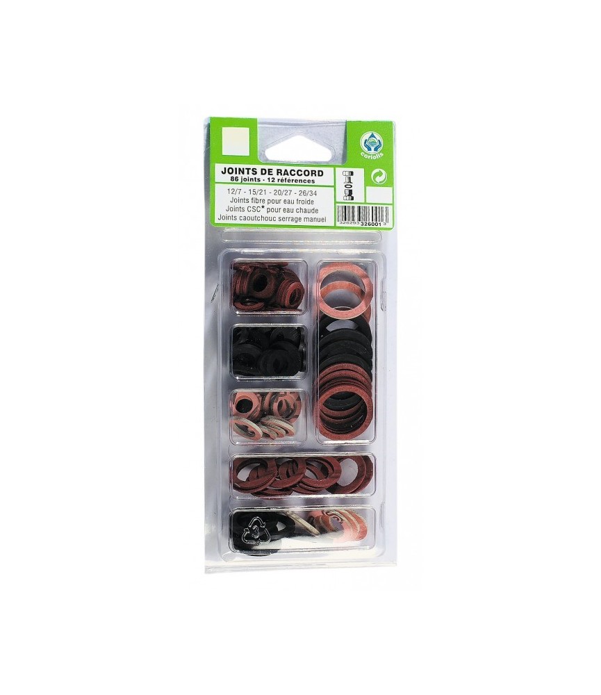 Coffret de 86 joints de raccord - 12 références - GRIPP Coffret de 86 joints de raccord - 12 références - GRIPP