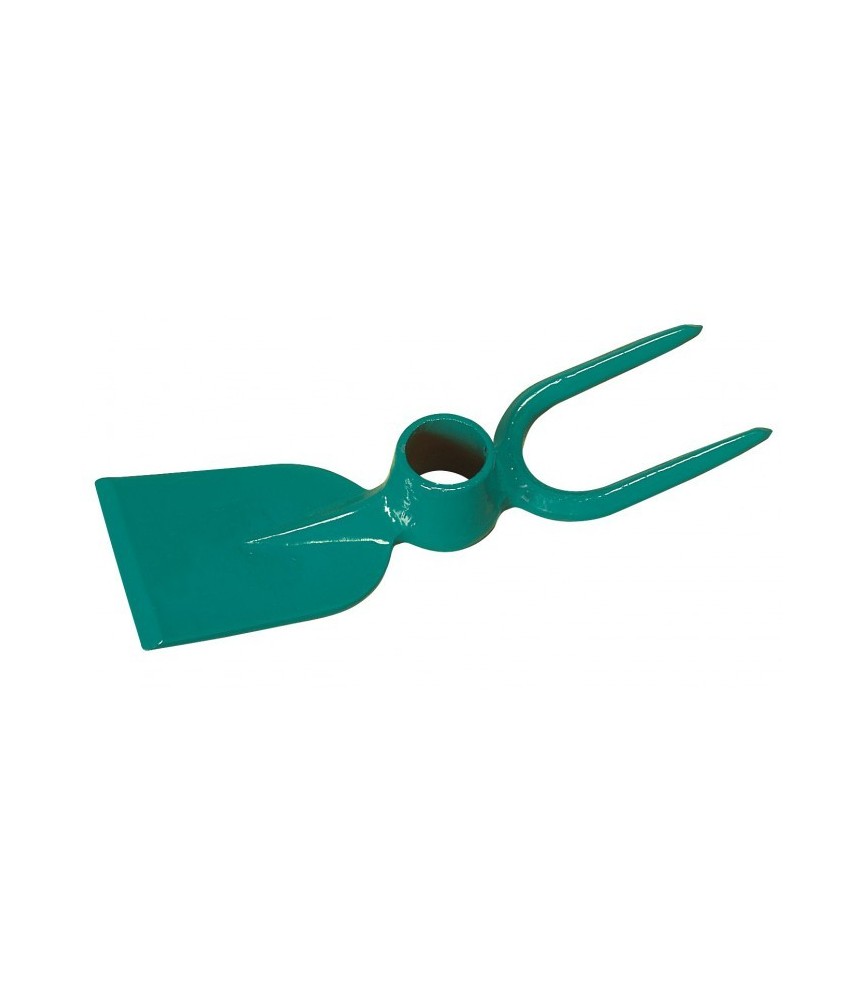 Serfouette panne et fourche - Sans manche - Forgée - 26 cm - CAP VERT