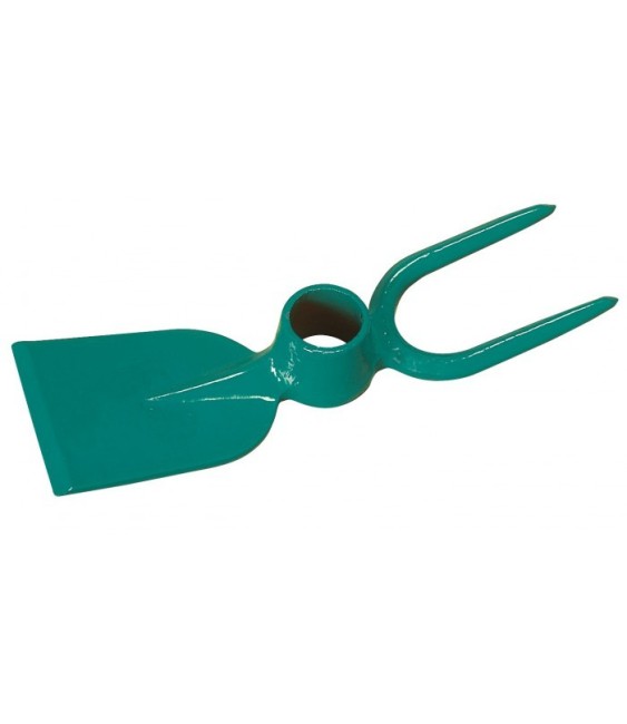 Serfouette panne et fourche - Sans manche - Forgée - 26 cm - CAP VERT