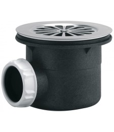 Bonde de douche - Sortie horizontale avec grille - 90 mm - NEPTUNE