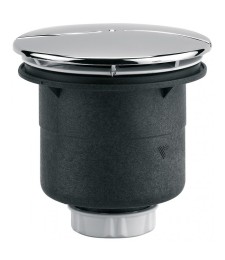 Bonde de douche - Sortie verticale avec capot - 90 mm - NEPTUNE