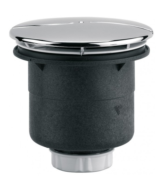 Bonde de douche - Sortie verticale avec capot - 90 mm - NEPTUNE