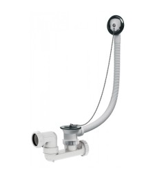 Ensemble vidage complet pour baignoire - Avec chaînette inox - NEPTUNE