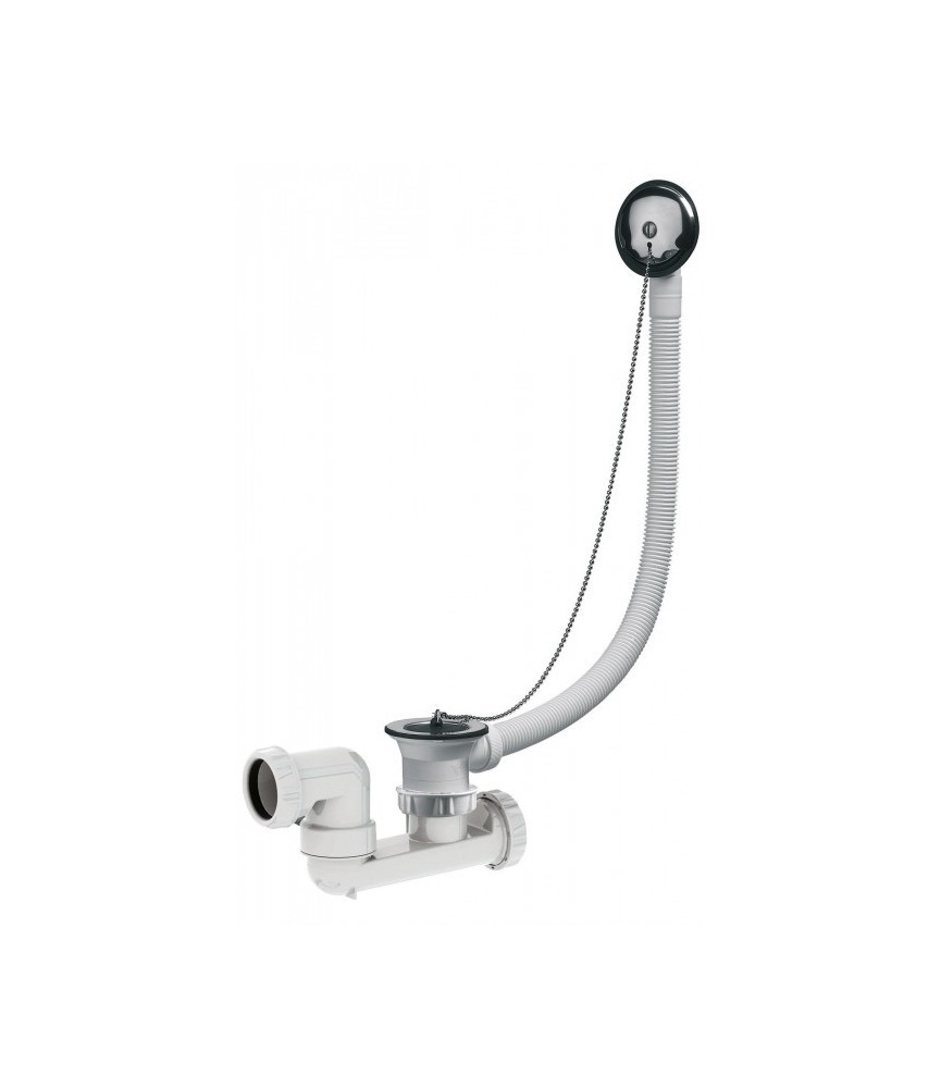 Ensemble vidage complet pour baignoire - Avec chaînette inox - NEPTUNE Ensemble vidage complet pour baignoire - Avec chaînette inox - NEPTUNE