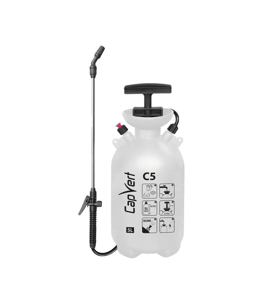 Pulvérisateur à pression préalable - C5 Eco - 5 L - CAP VERT