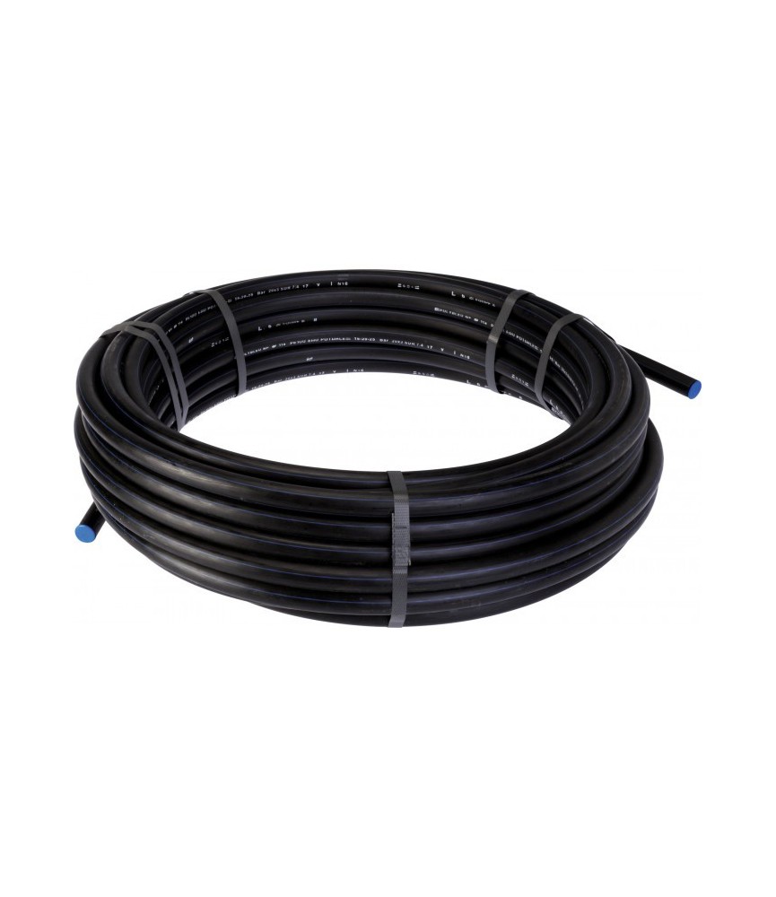 Tube polyéthylène haute densité qualité organoleptique - 25 M - 25 mm - POLYPIPE