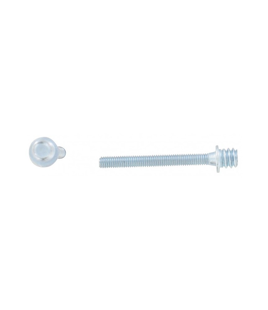 Patte à vis pour métaux - 6 mm - Longueur 45 mm - Lot de 10 - FIX'PRO Patte à vis pour métaux - 6 mm - Longueur 45 mm - Lot de 10 - FIX'PRO