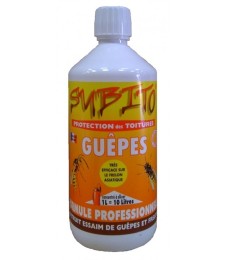 Répulsif concentré contres les guêpes/ frelons - Spécial toitures - 1 L - SUBITO