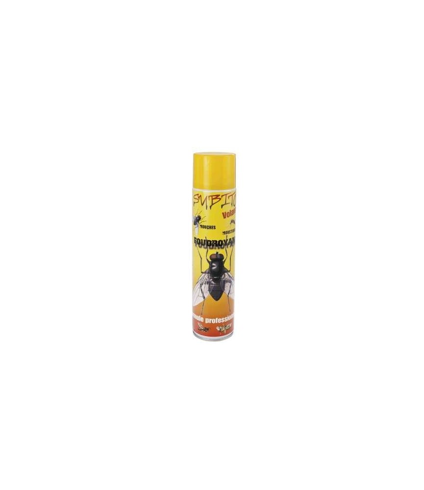 Insecticide pour insectes volants - Aérosol action foudroyante - 600 ml