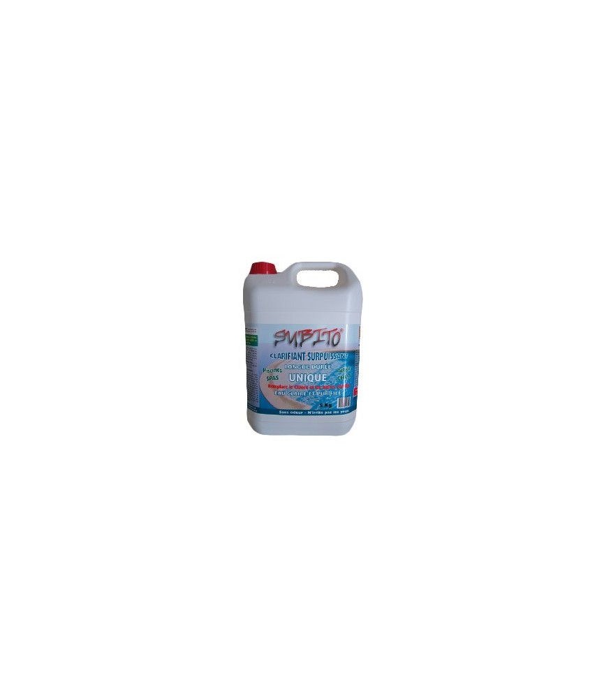 Clarifiant pour piscine - Oxygène actif - 5 L - SUBITO