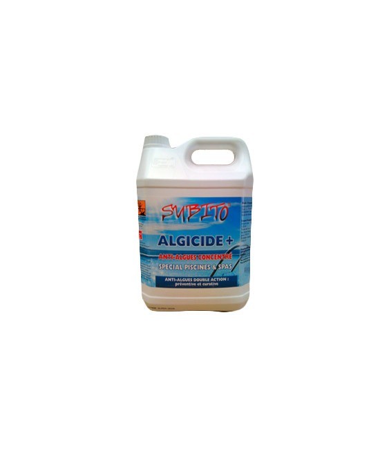 Anti algues super concentré - Double action - 5 L - SUBITO