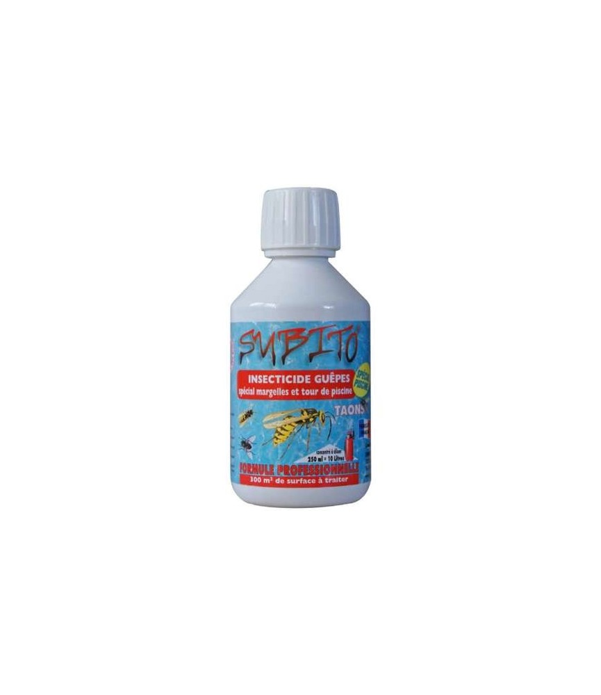 Répulsif concentré pour guêpes spécial piscine et pergolas - Tensioline - 250 ml - SUBITO