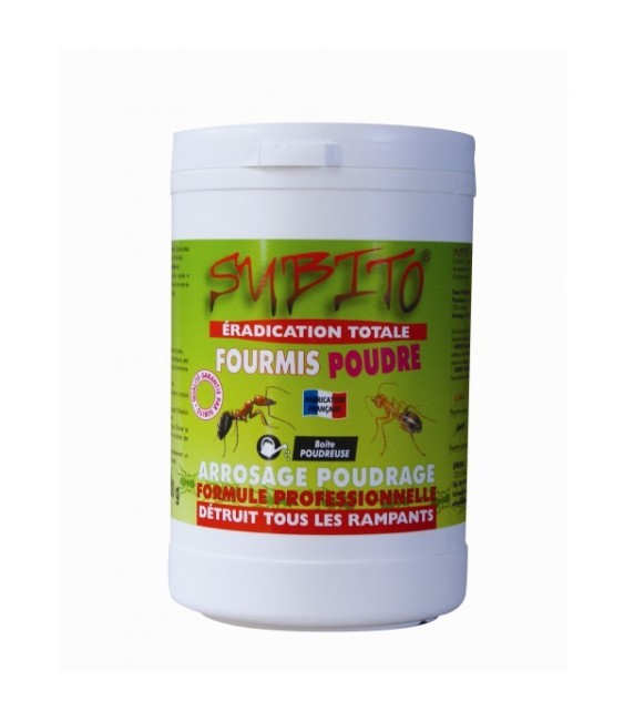 Poudre à fourmis - Poudrage et arrosage - 400 Grs - SUBITO