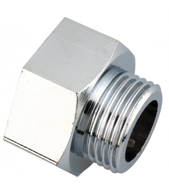 Réduction femelle / mâle chromé - 20 x 27 - 15 x 21 mm - RACCORDS