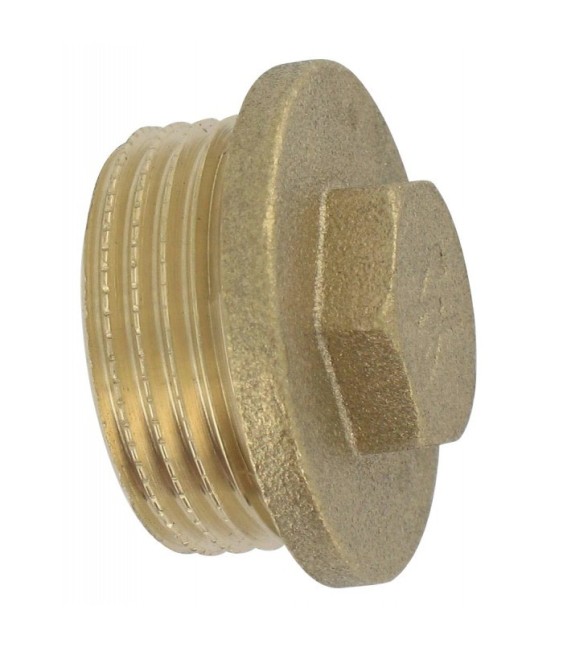 Lot de 1 bouchon en laiton mâle 26 x 34 mm - RACCORDS