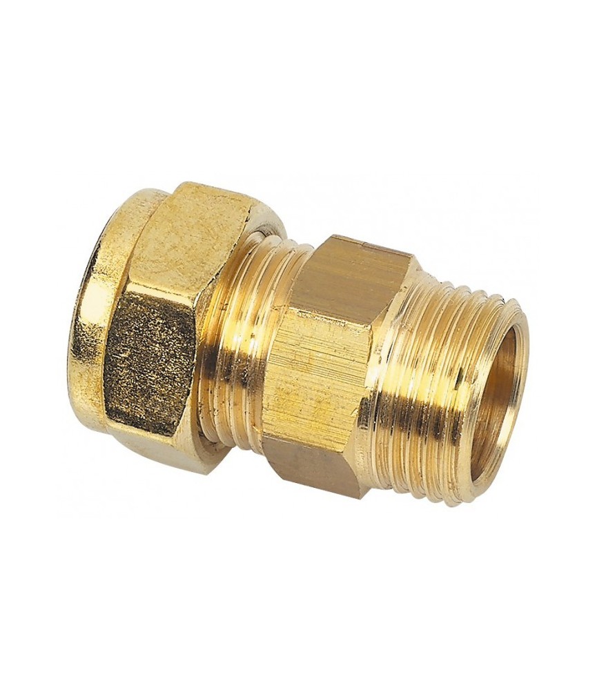 Raccord droit mâle pour bicônes - 8 mm - 12 x 17 - RACCORDS