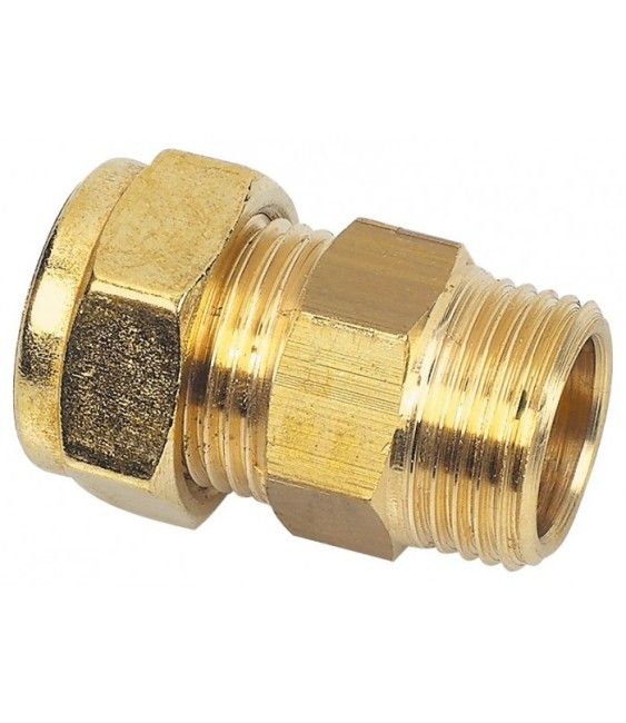 Raccord droit mâle pour bicônes - 8 mm - 12 x 17 - RACCORDS