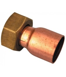 Douille droite à joint plat - Filetage 15 x 21 mm - Diamètre 12 mm - RACCORDS