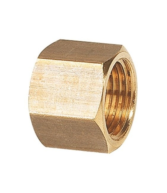 Manchon égal Femelle avec butée - 8 x 13 mm - Lot de 10 - RACCORDS