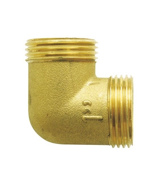 Coude égal en laiton Mâle - 12 x 17 mm - Lot de 10 - RACCORDS