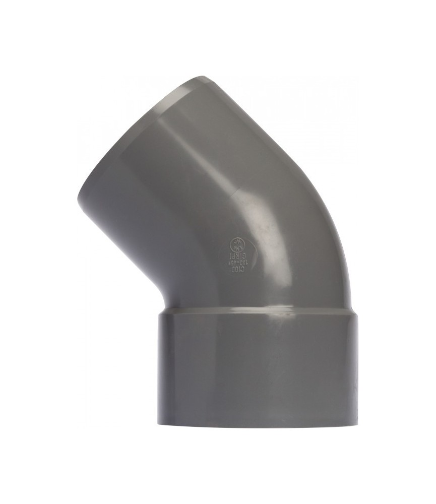 Coude à 45° Mâle / Femelle - 125 mm - GIRPI Coude à 45° Mâle / Femelle - 125 mm - GIRPI