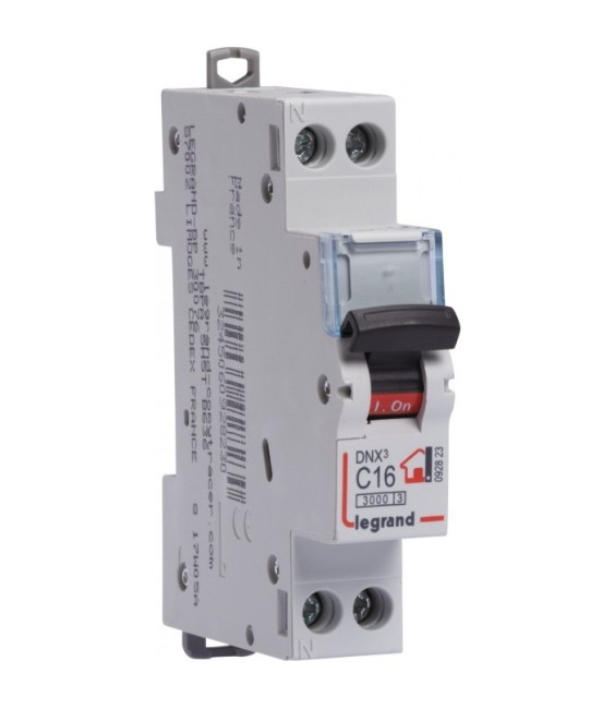 Disjoncteur DNX unipolaire + neutre - Type C - 16 A - LEGRAND
