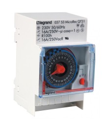 Horloge à cadran analogique - 3 modules - 16 A - LEGRAND