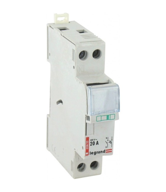 Porte-fusible unipolaire + neutre - 20 A - LEGRAND