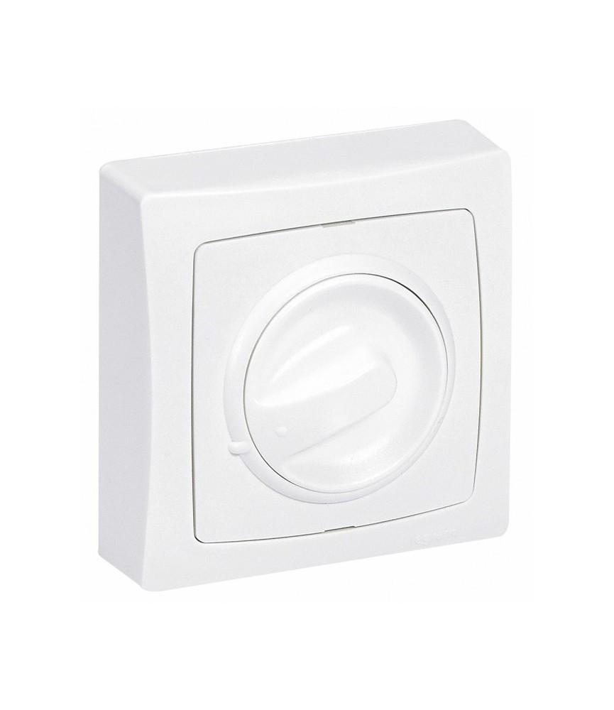 Interrupteur temporisé lumineux - Appareillage Saillie - Blanc - 10 A - LEGRAND Interrupteur temporisé lumineux - Appareillage Saillie - Blanc - 10 A - LEGRAND