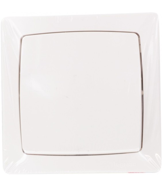 Poussoir Appareillage Saillie - Blanc - 6 A - LEGRAND